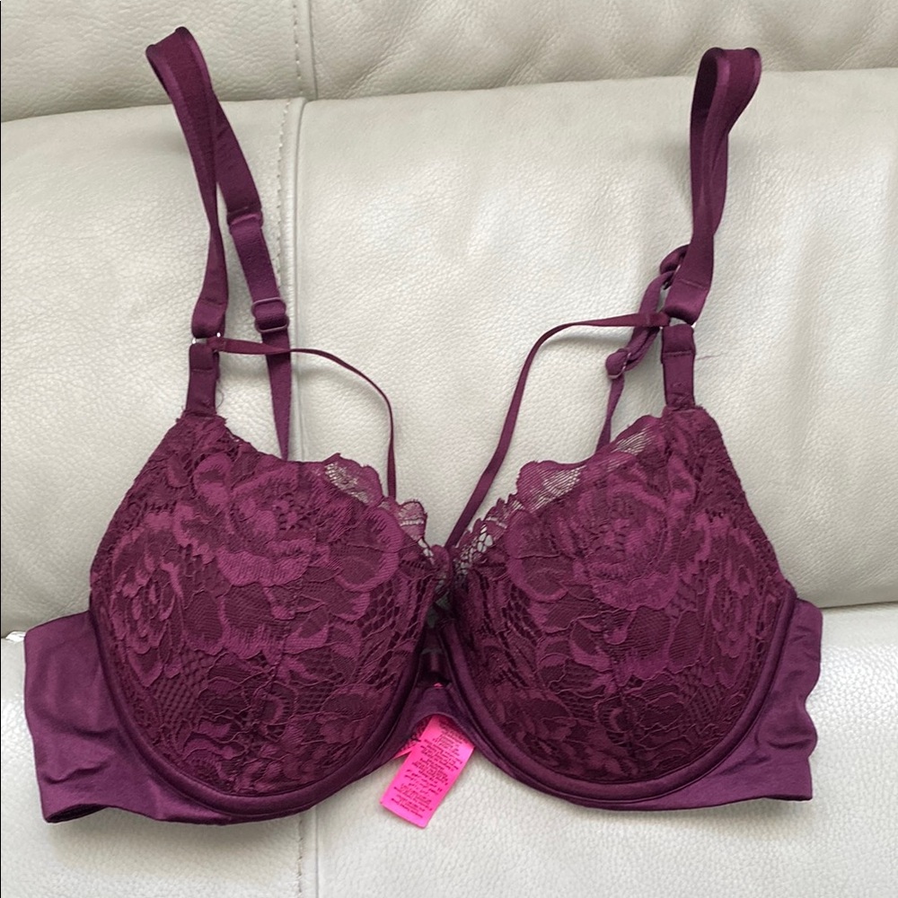 La senza Burgundy bra